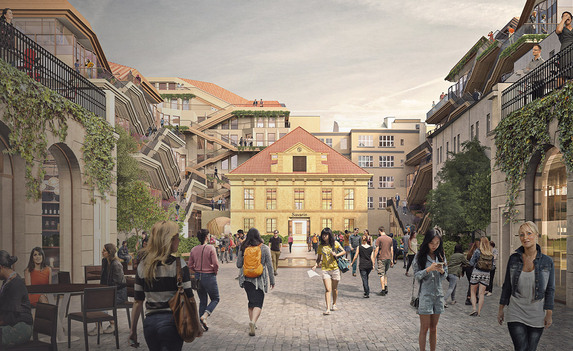 Проект Savarin обещает уникальную архитектуру и возрождение ветхого района в центре Праги.